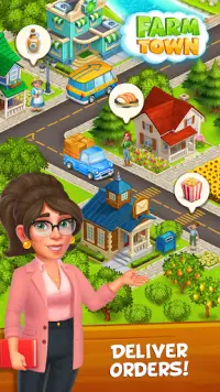 Farm Town: Fazenda feliz Screen Shot 7