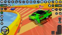 บ้า ทางลาด รถยนต์ แข่งรถ เกม Screen Shot 2
