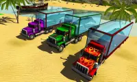 Blue Sea Whale Transport Truck Simulator Screen Shot 3
