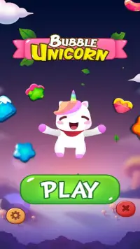 Puffy Bubble Unicorn Shooter - Time killing games Screen Shot 7