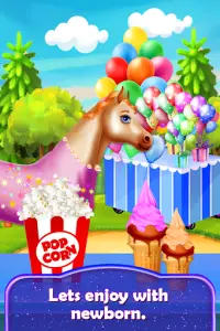 Mommy And Newborn Baby Horse Care Game Screen Shot 6