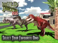 Dziki Dinosaur Simulator 2015 Screen Shot 11