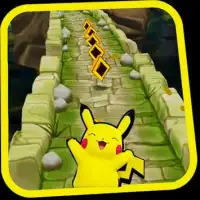 Pikachu Run Dash - Go Subway Pika Runner Screen Shot 3