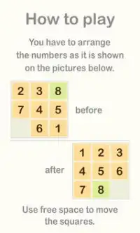 Arrange the numbers Screen Shot 1