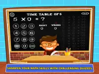 数学タイムズテーブル乗算クイズゲーム Screen Shot 4