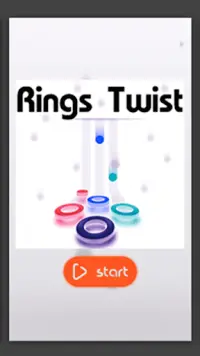Rings Twist World - Ball to the Ring Game Screen Shot 0