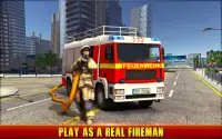 Firefighter Simulator 2018: Real Firefighting Game Screen Shot 0