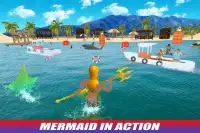 Angry Mermaid Attack Ocean Simulator Screen Shot 6