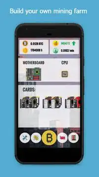 Bitcoin Clicker - Miner Simulator Screen Shot 0