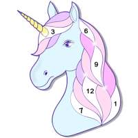 Unicorn Color By Number