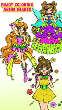 Kawaii Anime & Manga Color By Number Anime Paint Screen Shot 5