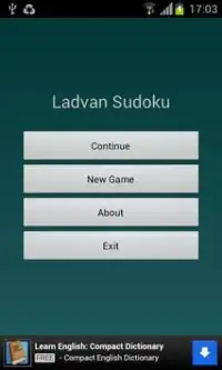 Ladvan Sudoku Screen Shot 0