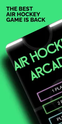 Glow Air Hockey 1vs1: Neon 2 Players 1v1 airhockey Screen Shot 0