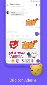 Viber Messenger - Messaggi e Chiamate di Gruppo Screen Shot 4