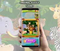 Jigsaw Puzzle Animals: Cartoon Puzzles for Kids Screen Shot 0