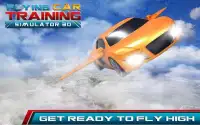 Terbang 3D Pelatihan Mobil Sim Screen Shot 0