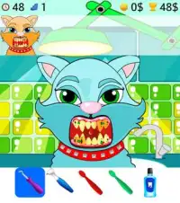 Cat dentist games Screen Shot 1