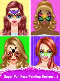 Face Paint - Make Up Games for Girls Screen Shot 8