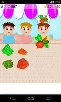 vegetables market game Screen Shot 1