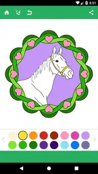 Horse Coloring Pages Screen Shot 8