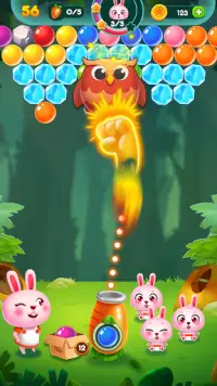 Bubble Bunny: Animal Forest Shooter Screen Shot 7