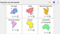 Kaarten van alle landen in de wereld - Kaart-Quiz Screen Shot 7