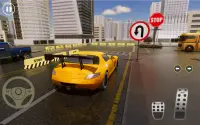 City Car Driver Academy Sim 3D Screen Shot 6