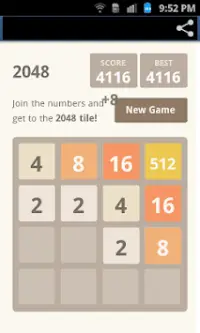 2048 Classic Screen Shot 1