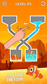 Water Puzzle - Fish Rescue Screen Shot 1