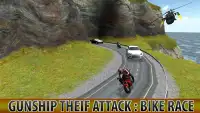 Gunship Thief Attack:Bike Race Screen Shot 4