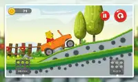 Winie Bear Adventure Hill Racing The Pooh Car Screen Shot 2