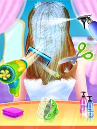 Unique hairstyle hair do design game for girls Screen Shot 1