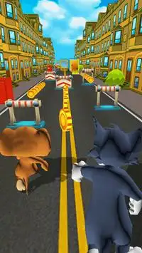 Tom and Mouse Subway Catch Game Screen Shot 1