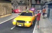 Unidad de taxi de la ciudad loco Screen Shot 1
