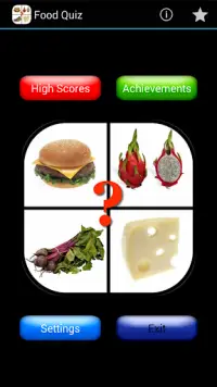 Food Quiz Screen Shot 0