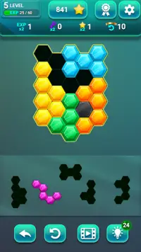 Hexa Gems Puzzle Screen Shot 3