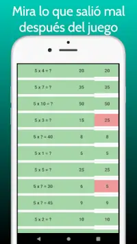 Tablas de Multiplicación Screen Shot 7