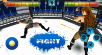 Girls Wrestling Ring Fight  - wrestling games 2020 Screen Shot 1