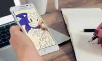 How To Draw Sonic Screen Shot 0