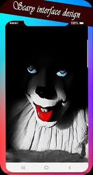 Video call and chat simulation with scary clown Screen Shot 4