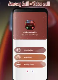 Among Call - Video call of Among Us Chat Screen Shot 0
