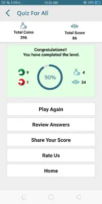 GK Quiz Trivia Question Answer Brain Test Game App Screen Shot 7