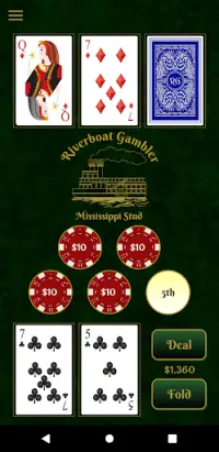 Riverboat Gambler Screen Shot 1