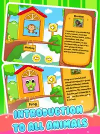 Kids Fun Zoo - Animal Kingdom Kids Learning Game Screen Shot 1