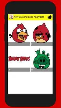 Coloring  Angry Bird for Kids Screen Shot 1