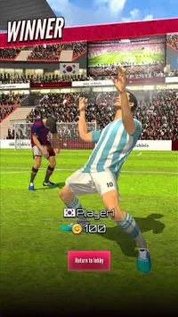 Mistrzostwa w piłce nożnej-rzut wolnyy Screen Shot 7