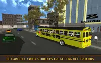 schoolbus ড্রাইভিং কাল্পনিক Screen Shot 3