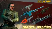 Call of Dirty ww2 - Fire Battleground (Duty War) Screen Shot 4
