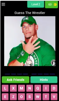 WWE Wrestlers Quiz Game Screen Shot 2
