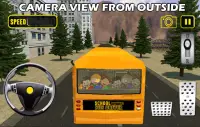 Bus Driver 3D Simulation : School Bus Screen Shot 2